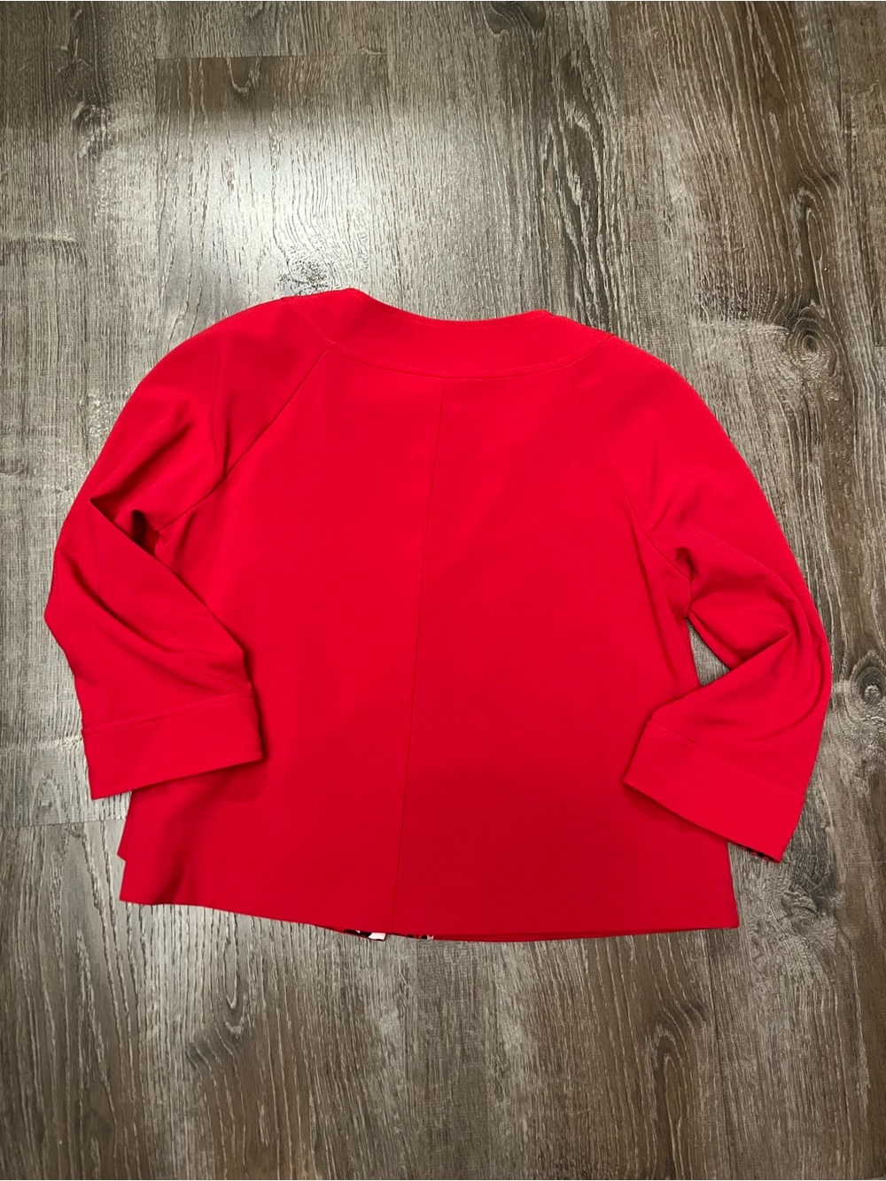 Perceptions Red Blazer Jacket - Picture 4 of 7